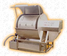 Vegetable washer for rootstock